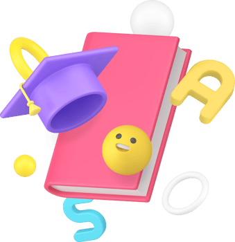 Learning education graduation student studying book literature 3d icon png