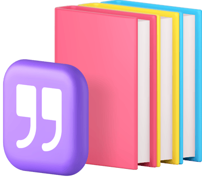 Book literature quote information knowledge learning 3d icon png