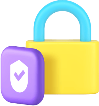 Lock safety security privacy identity checking login access authentication 3d icon png