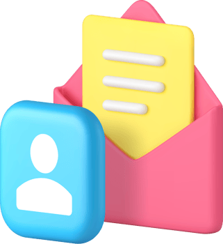 Chat message contact correspondence remotely communication 3d icon png