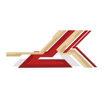 White Van car wrap background livery decal design with red and light brown stripes suitable for commercial design vector
