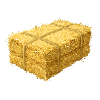 Baled Straw for Farm and Garden Use png