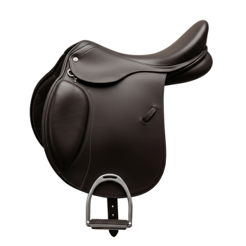 Saddle for horses designed for comfort and functionality during rides. png