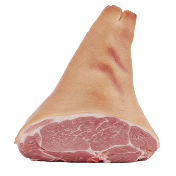Fresh pork leg cut available at the butcher for various recipes. png