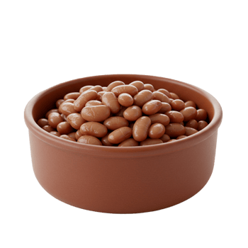 Bowl filled with beans offering a nutritious ingredient for various dishes. png