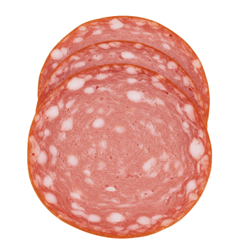Slices of sausage and salami perfect for sandwiches and charcuterie boards. png