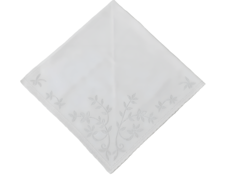 White napkin isolated on the transparent background png