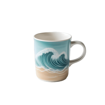 Coffee Mug Isolated Transparent Background With Gradient Mesh, Illustration png