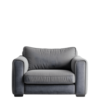 Comfortable armchair isolated on transparent background png
