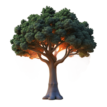 stunning contemporary A Lone Weathered Oak Tree Silhouetted Ag professional png