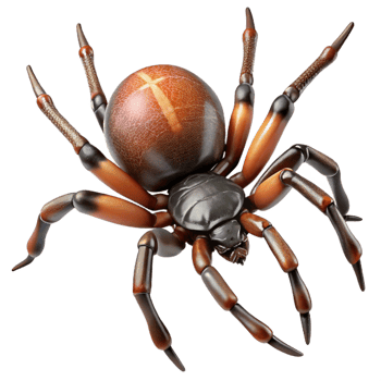 impressive creative A Close Up of a Spider Spinning a Web In high quality png