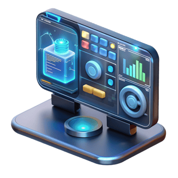 beautiful traditional A Futuristic Interface Displayed on a Tr original png