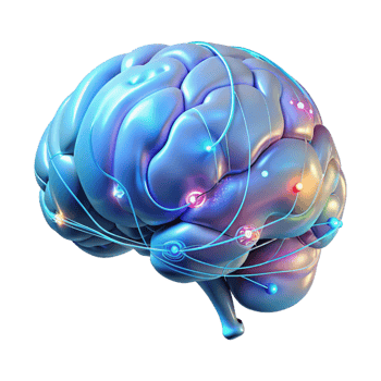 magnificent vintage A Holographic Projection of a Human Brain exclusive png