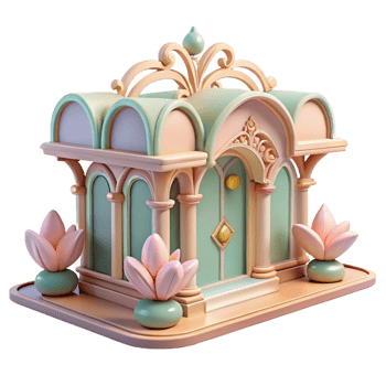 elegant creative An Art Nouveau Metro Station Intricate png