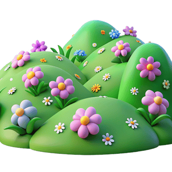 magnificent creative Wildflower Hills in Spring high quality png