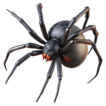 beautiful creative A Creepy Spider Spinning a Web Close Up genuine png