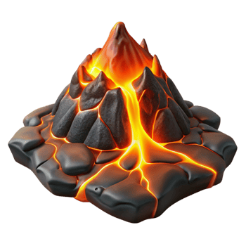 extraordinary traditional A Flowing River of Lava Illuminated by Th genuine png
