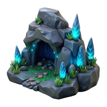 dramatic contemporary Underground Dwelling Carved Into Rock Bi high resolution png