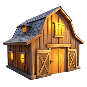 serene minimalist A Dilapidated Wooden Barn Weathered Textu high quality png