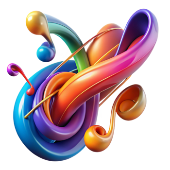 serene abstract An Abstract Representation of Music Using png