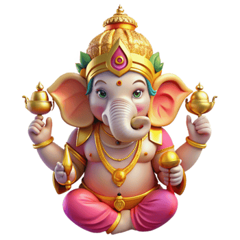 beautiful abstract A Vibrant Depiction of the Hindu God Ganes genuine png