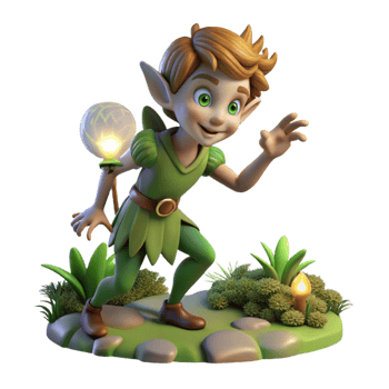 extraordinary modern A Mischievous Pixie Playing Tricks in a M exclusive png