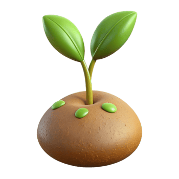 magnificent abstract Seedling Growth Timelapse Isolated exclusive png