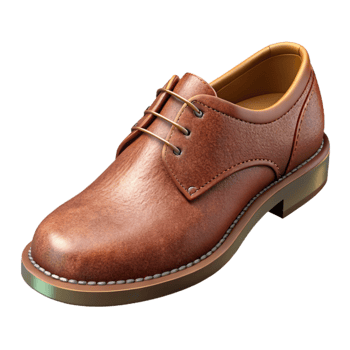 wonderful creative Shoes Leather Brown Casual Isolated genuine png