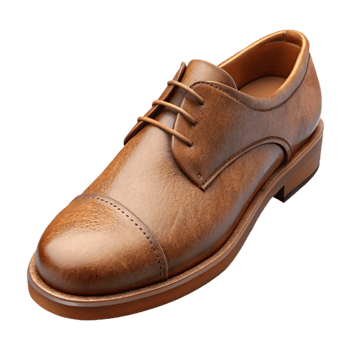 stunning abstract Shoes Leather Brown Casual Isolated detailed png