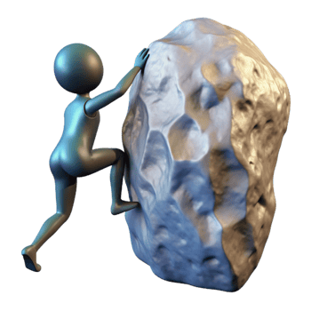 impressive creative Silhouette of Person Climbing Rock Transparent high resolution png