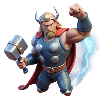 extraordinary abstract Thor Wielding Mjolnir Summoning Lightn genuine png