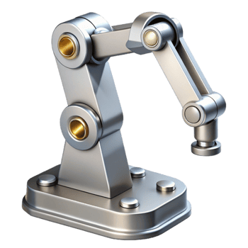 beautiful modern Silver Robotic Platform with Sensors Cutout high resolution png