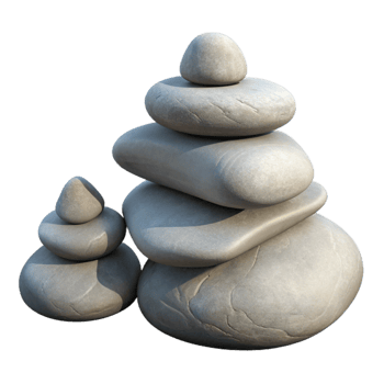 magnificent minimalist Simple Cairn Stones Pile Rustic Style Cutout high resolution png