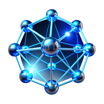 dramatic modern A Network of Interconnected Glowing Lines authentic png
