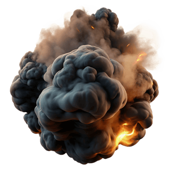 elegant abstract A Swirling Mass of Smoke and Dust Illumi png