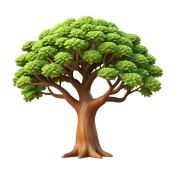 stunning rustic A Majestic Oak Tree with Spreading Branche png