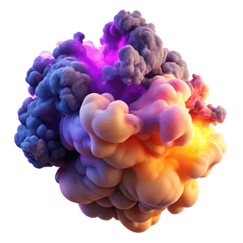 wonderful modern A Swirling Mass of Colorful Smoke Illumin detailed png