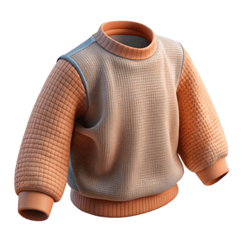 beautiful classic Smart Fabric Sample Breathable Knit Transparent Background professional png