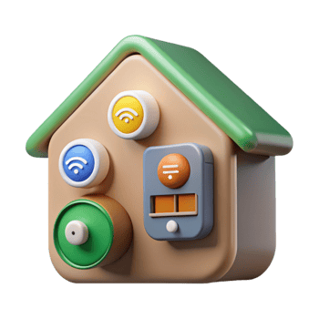 wonderful artistic Smart Home Energy Management System Interface Isolated authentic png