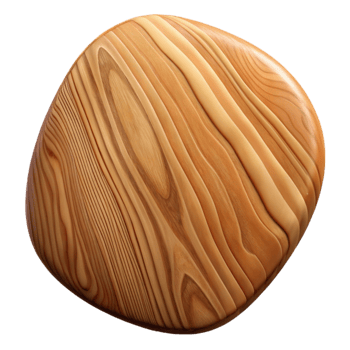 wonderful minimalist Smooth Cedar Wood Panel Isolated on White high resolution png