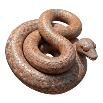 extraordinary classic Snake Coiled Cutout Element genuine png