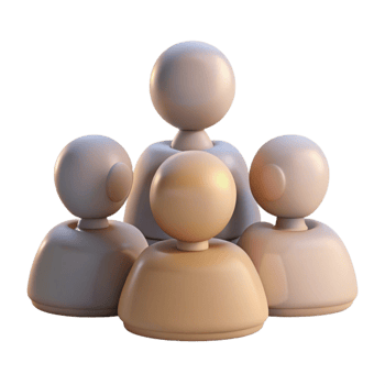 elegant rustic Social Interaction Silhouettes Group Conversation Transparent Background png