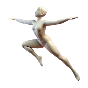 stunning modern Soft Light Gymnast Silhouette Transparent Background genuine png
