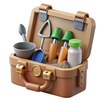 serene classic Soil Analysis Kit with Tools Isolated original png