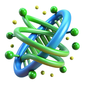 impressive traditional Dna Helix Transforming Into Binary Code original png