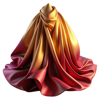 elegant rustic A Cascade of Flowing Silk Like Fabrics genuine png