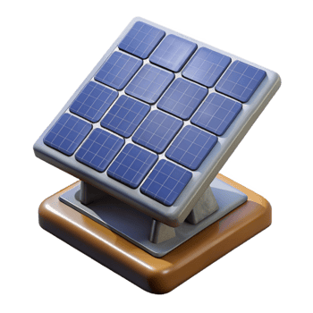 dramatic modern Solar Panel Array Top View Transparent Element exclusive png