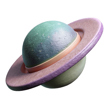 serene abstract Sombrero Galaxy Cutout with Dusty Ring premium png
