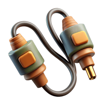 elegant vintage Soundboard Patch Cables Connected Isolated Element high resolution png