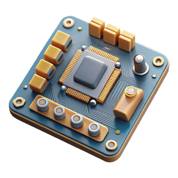 wonderful classic Sound Card Circuit Board Detail Cutout premium png